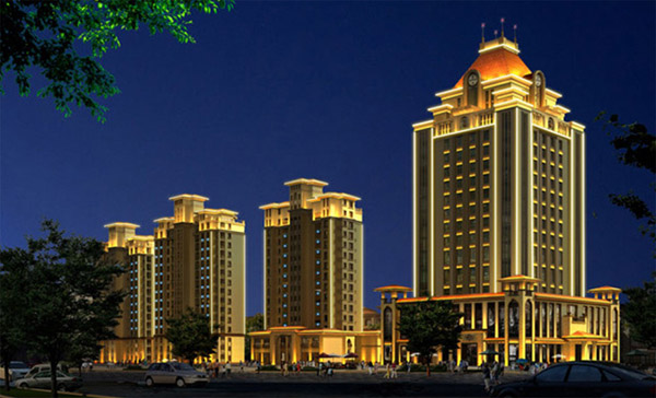 户外的线条灯对城市美化的作用